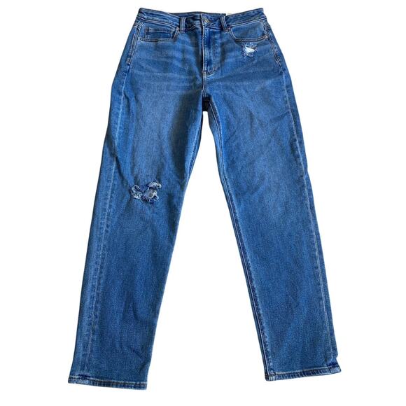 American Eagle Outfitters Denim - American Eagle Stretch MOM Jean Size Women 8 Standard Indigo blue tapered